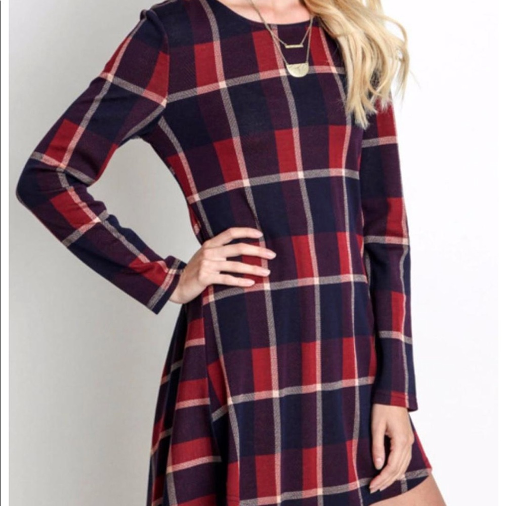 Umgee Plaid Tunic